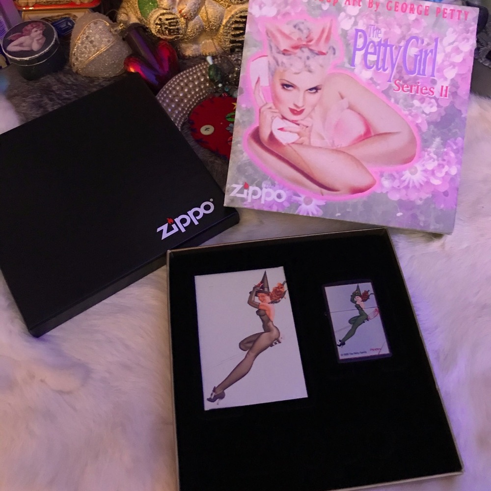 George Petty pin up witch Zippo Lighter New 1999